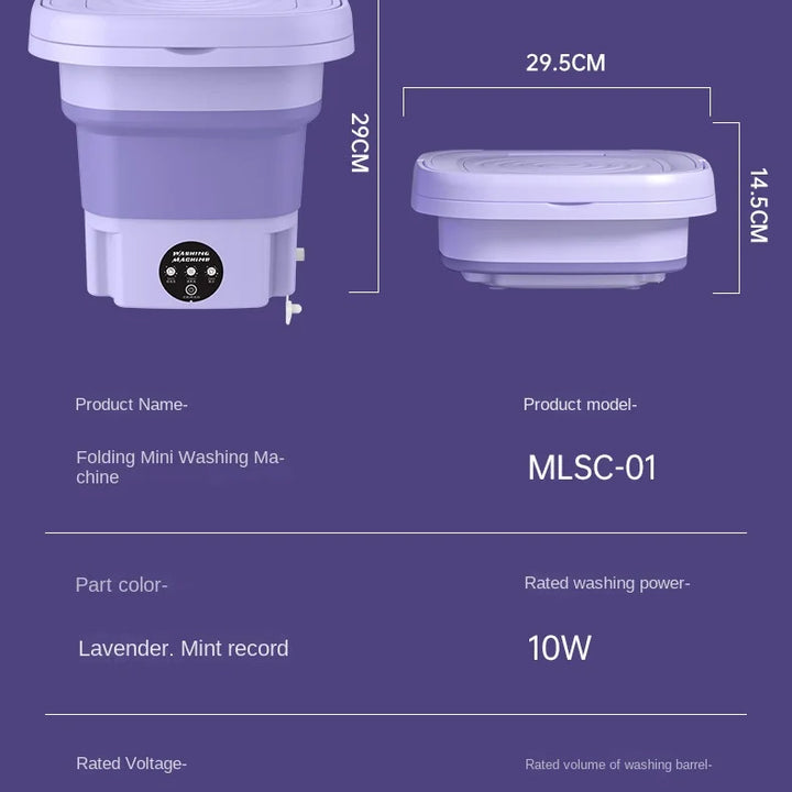 Portable Folding Washing Machine