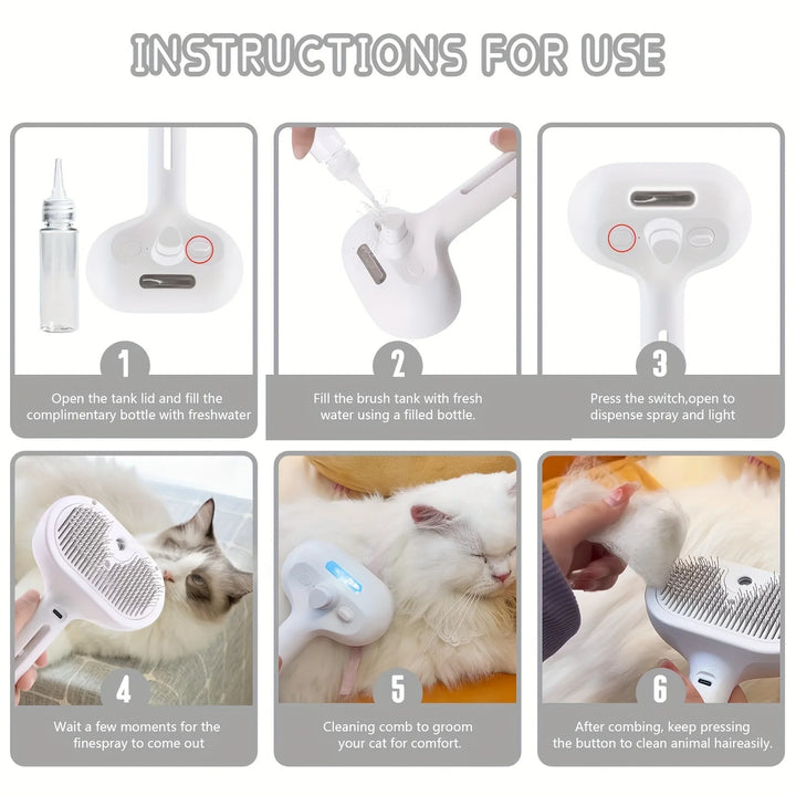 Self-cleaning Pet Brush